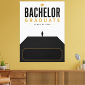 Bachelor Afgestudeerde Klas van 2026 Aangepaste Na Canvas Afdruk (Insitu (Woonkamer))