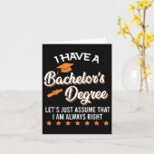 Bachelor Afstuderen 2025 Altijd Rechts Bachelor De Kaart (Gele Bloem)