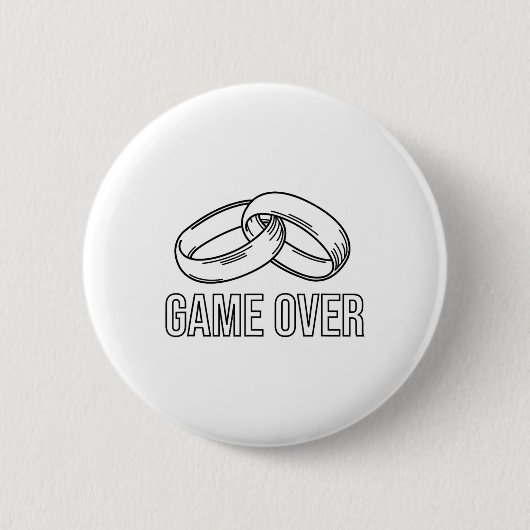 Bachelor Bachelorette Bruidsfeest Bruid Bruidegom Ronde Button 5,7 Cm (Voorkant)