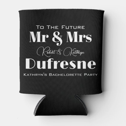 Bachelor/Bachelorette Party Gepersonaliseerd Blikjeskoeler (Voorkant)