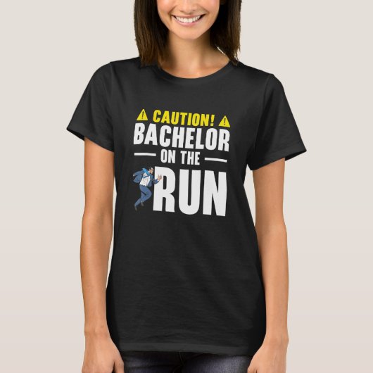 Bachelor Bachelorette Party Single Life Jga Groom T-shirt (Voorkant)