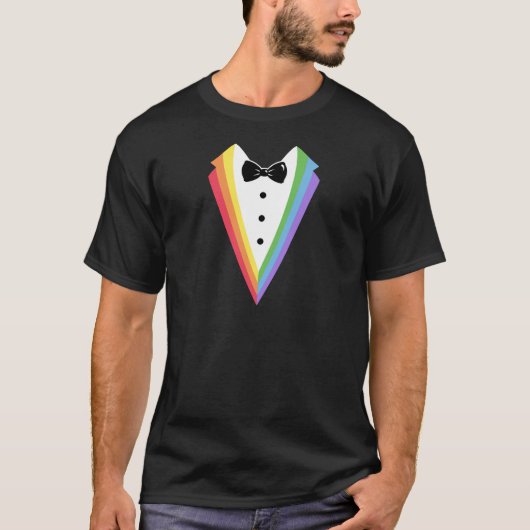 Bachelor Bachelorette Pride Rainbow LGBTQ T-shirt (Voorkant)
