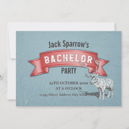 Bachelor / Bachelorette vrijgezellenfeest rode lin Kaart