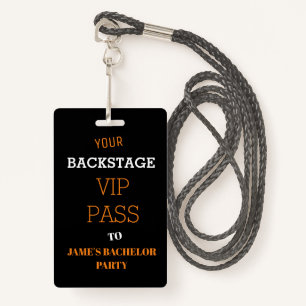 Bachelor Birthday VIP met toegang tot backstage Badge