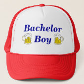 Bachelor Boy Trucker Hat Trucker Pet (Voorkant)