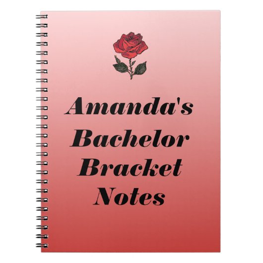 Bachelor Bracket Notes Notitieboek (Voorkant)