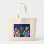 Bachelor Brats Grote Tote Bag (Voorkant)