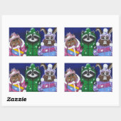 Bachelor Brats Rechthoekige Sticker (Vel)