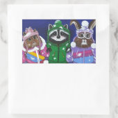 Bachelor Brats Rechthoekige Sticker (Tas)