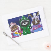 Bachelor Brats Rechthoekige Sticker (Envelop)