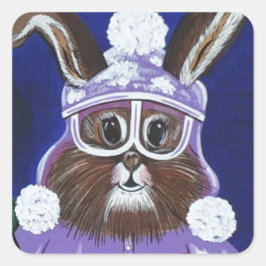 Bachelor Brats Vierkante Sticker