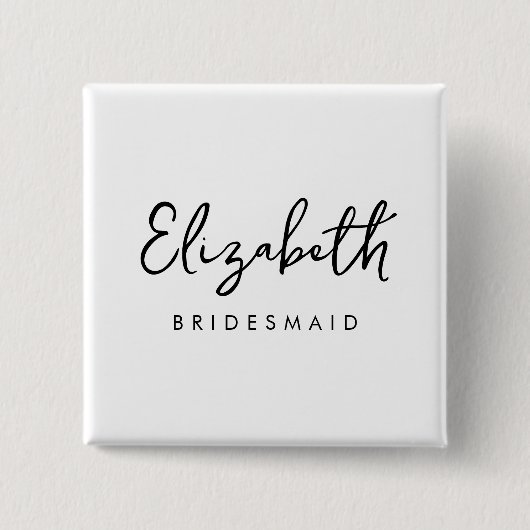 Bachelor bruidsmeisje geschenken vrouwen Sjabloon Vierkante Button 5,1 Cm (Voorkant)