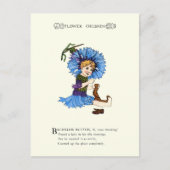 Bachelor Button Briefkaart (Voorkant)