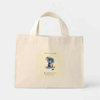 Bachelor Button Mini Tote Bag