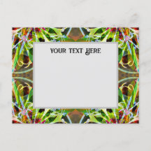 Bachelor Button Postcard