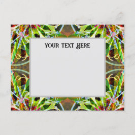 Bachelor Button Postcard Uitnodiging Briefkaart