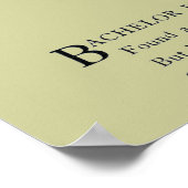 Bachelor Button Poster (Hoek)