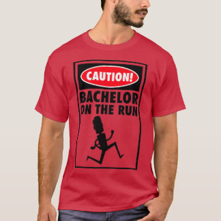 Bachelor Caution Groom trouwdag 4 T-shirt