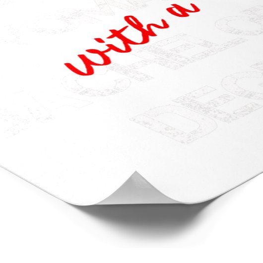 Bachelor Degree Afstuderen Diploma Viering Poster (Hoek)