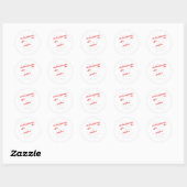 Bachelor Degree Afstuderen Diploma Viering Ronde Sticker (Vel)