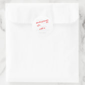 Bachelor Degree Afstuderen Diploma Viering Ronde Sticker (Tas)