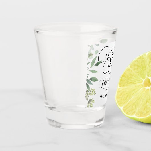 Bachelor+ette Party-foliage Shot Glas (Links)