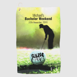 Bachelor Golf Weekend | Game Over Golfhanddoek