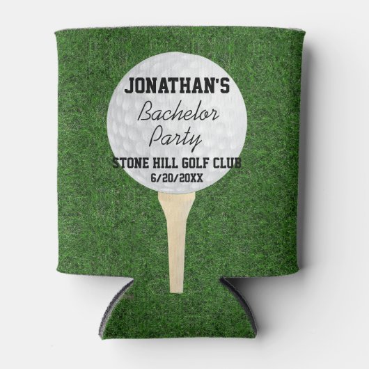 Bachelor Golfing Party of Birthday Golfing Party Blikjeskoeler (Voorkant)