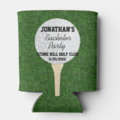Bachelor Golfing Party of Birthday Golfing Party Blikjeskoeler (Achterkant)