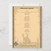 Bachelor Laatste Ride Western Cowboy Texas Adventu Kaart (Achterkant)