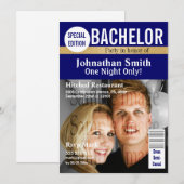 Bachelor magazine fotoshoot PERSONALISEER Kaart (Voorkant / Achterkant)