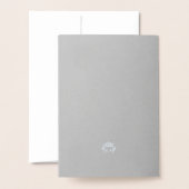 bachelor monkey zilver folie kaarten (Met envelop)