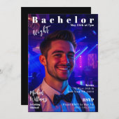 Bachelor Night Magazine Hoesje Kaart (Voorkant / Achterkant)