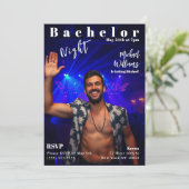 Bachelor Night Magazine Hoesje Kaart (Staand voorkant)