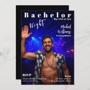 Bachelor Night Magazine Hoesje Kaart