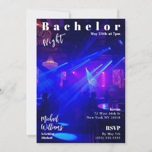 Bachelor Night Magazine Hoesje Kaart