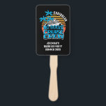 Bachelor NO DRANK CRUISE CREW Stag Party Handwaaier<br><div class="desc">Bachelor NO BOOZE CRUISE CREW Stag Party Hand Fan met TEKST, speciaal ontworpen voor vrijgezelle sobere cruises, Christelijke reisfeesten of het heroveren van alcoholisten vieren op een cruise. Het ontwerp show een cruiseschip met gewaagde typografie, palmbomen en zonsondergang in BLAUW. U kunt deze Stag Party Hand Fan PERSONALISEREN door de...</div>