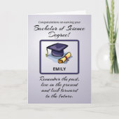 Bachelor of Science Afstuderen, herinner het verle Kaart (Voorkant)