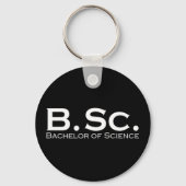 Bachelor of Science BSc Sleutelhanger (Voorkant)