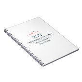 Bachelor of Science in Nursing Aangepaste Naam Jaa Notitieboek (Rechterzijde)