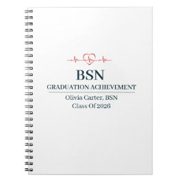 Bachelor of Science in Nursing Aangepaste Naam Jaa Notitieboek