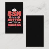 Bachelor of Science in Nursing BSN Nurse Gift Visitekaartje (Voorkant / Achterkant)