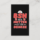 Bachelor of Science in Nursing BSN Nurse Gift Visitekaartje (Voorkant)
