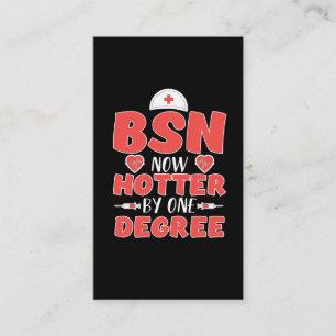 Bachelor of Science in Nursing BSN Nurse Gift Visitekaartje