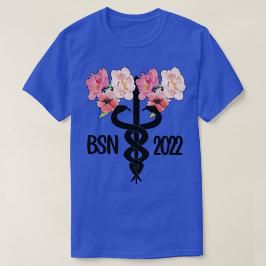 Bachelor of Science Nursing Afstuderen 2022 T-shirt (Design voorkant)