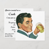  Bachelor op een cocktailparty Kaart (Voorkant / Achterkant)