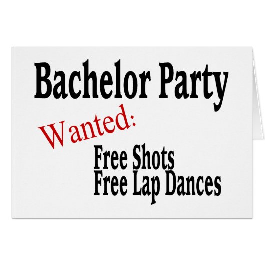 Bachelor Party (Voorkant Horizontaal)