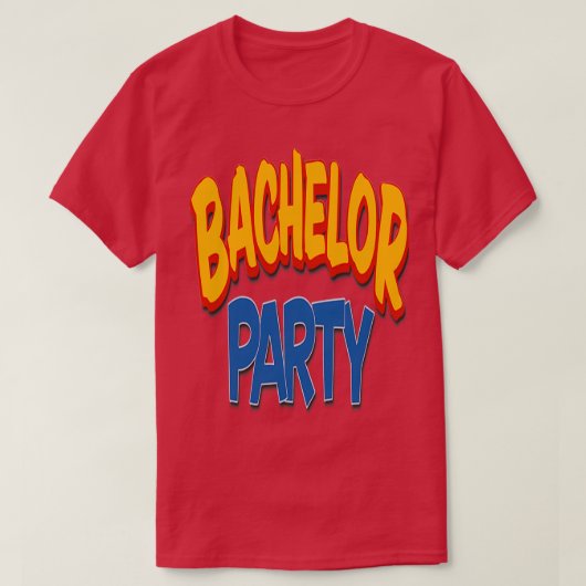 Bachelor party 28 t-shirt (Design voorkant)
