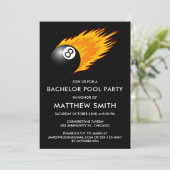 Bachelor Party 8 Ball Pool Billards Kaart (Staand voorkant)