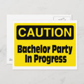 Bachelor Party aan de gang Briefkaart (Voorkant / Achterkant)